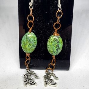 Crocodile Earrings